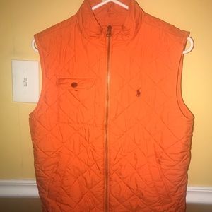 Boys polo quilted vest